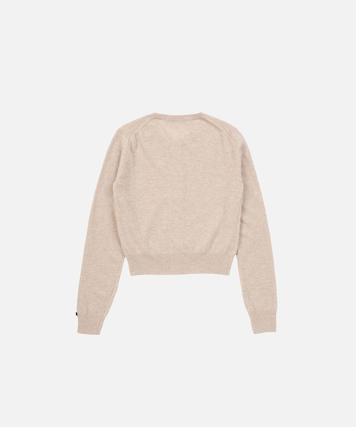 인스턴트펑크(INSTANTFUNK) ESSENTIAL WOOL ROUND CARDIGAN - BEIGE
