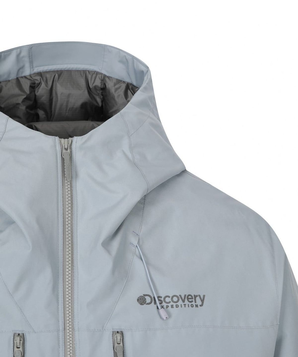 디스커버리 익스페디션(DISCOVERY EXPEDITION) 남성 베르겐 고어 윈드스토퍼 구스다운 경량패딩 (Light Blue)