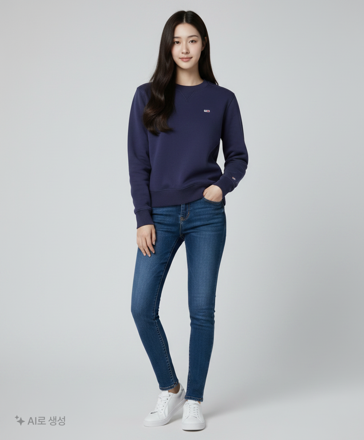 타미진스(TOMMY JEANS) 맨투맨/스웨트셔츠 S