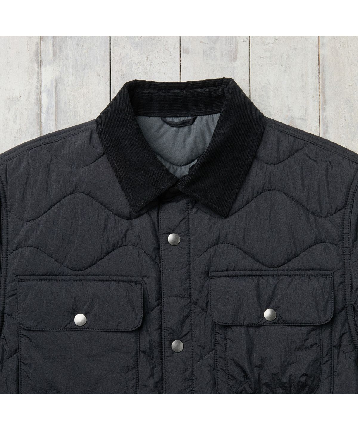 헨리코튼(HENRY COTTONS) [Fly Fishing Club] 유틸리티 패딩 자켓 AZUAW26230BKX