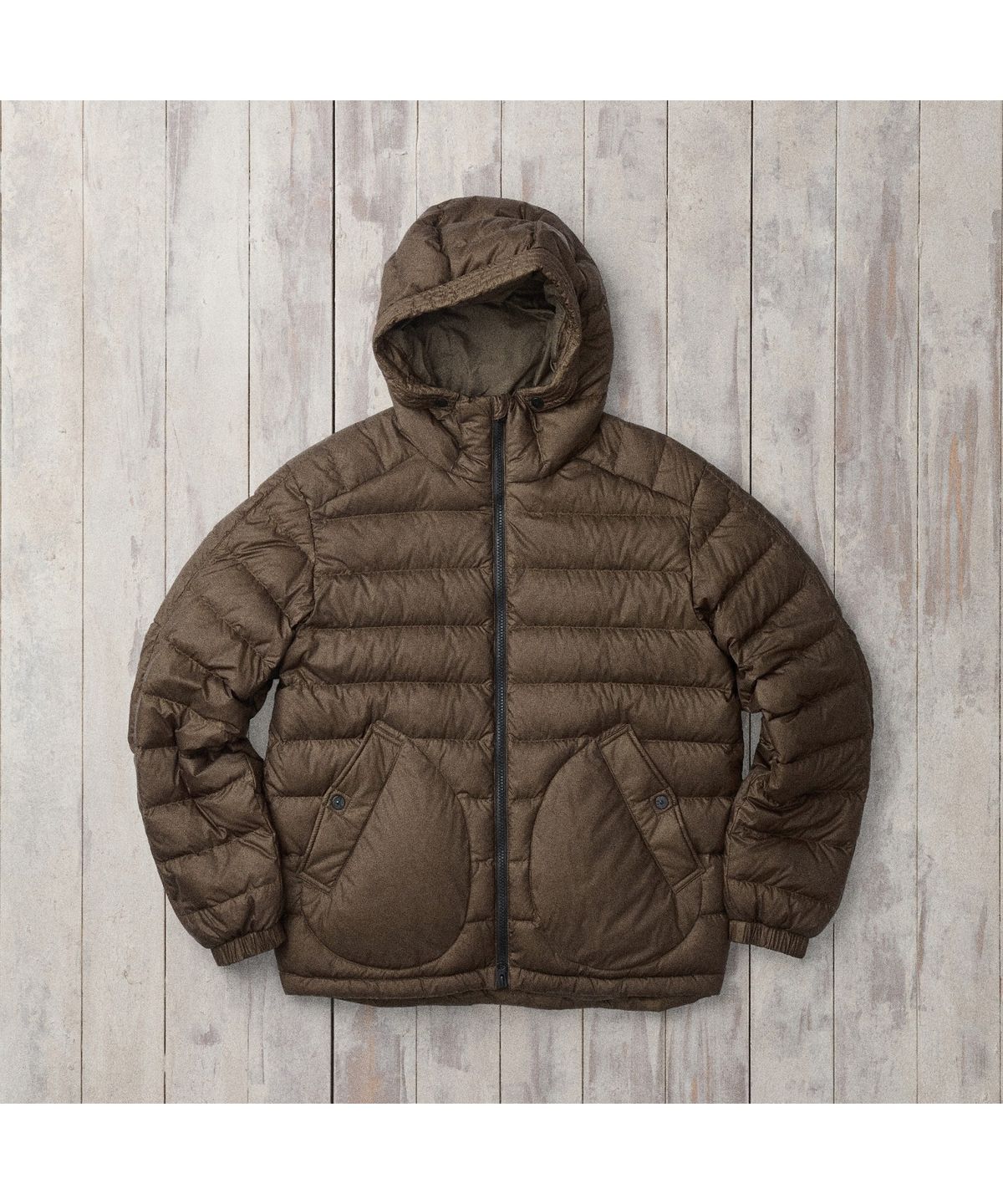 헨리코튼(HENRY COTTONS) [Fly Fishing Club] 유틸리티 라이트 후드 다운 AZUCW26250BRD