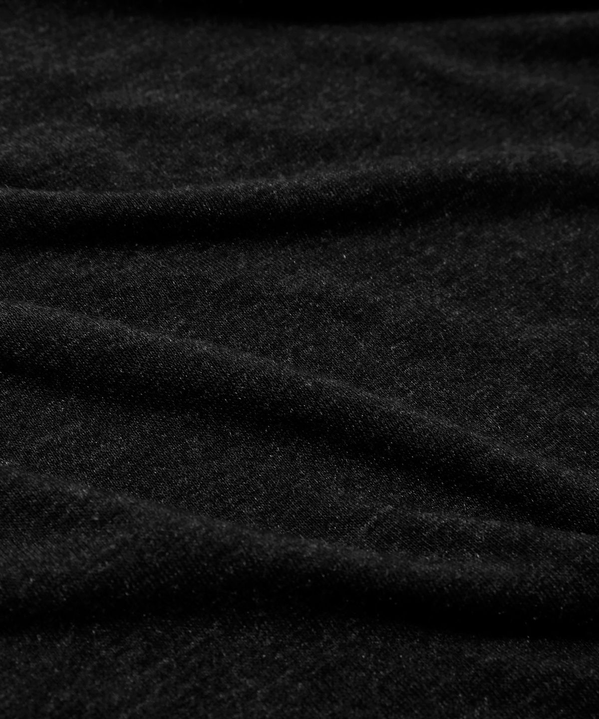 키지코(KIJIKO) ke311. Curved Sheer Tee Charcoal