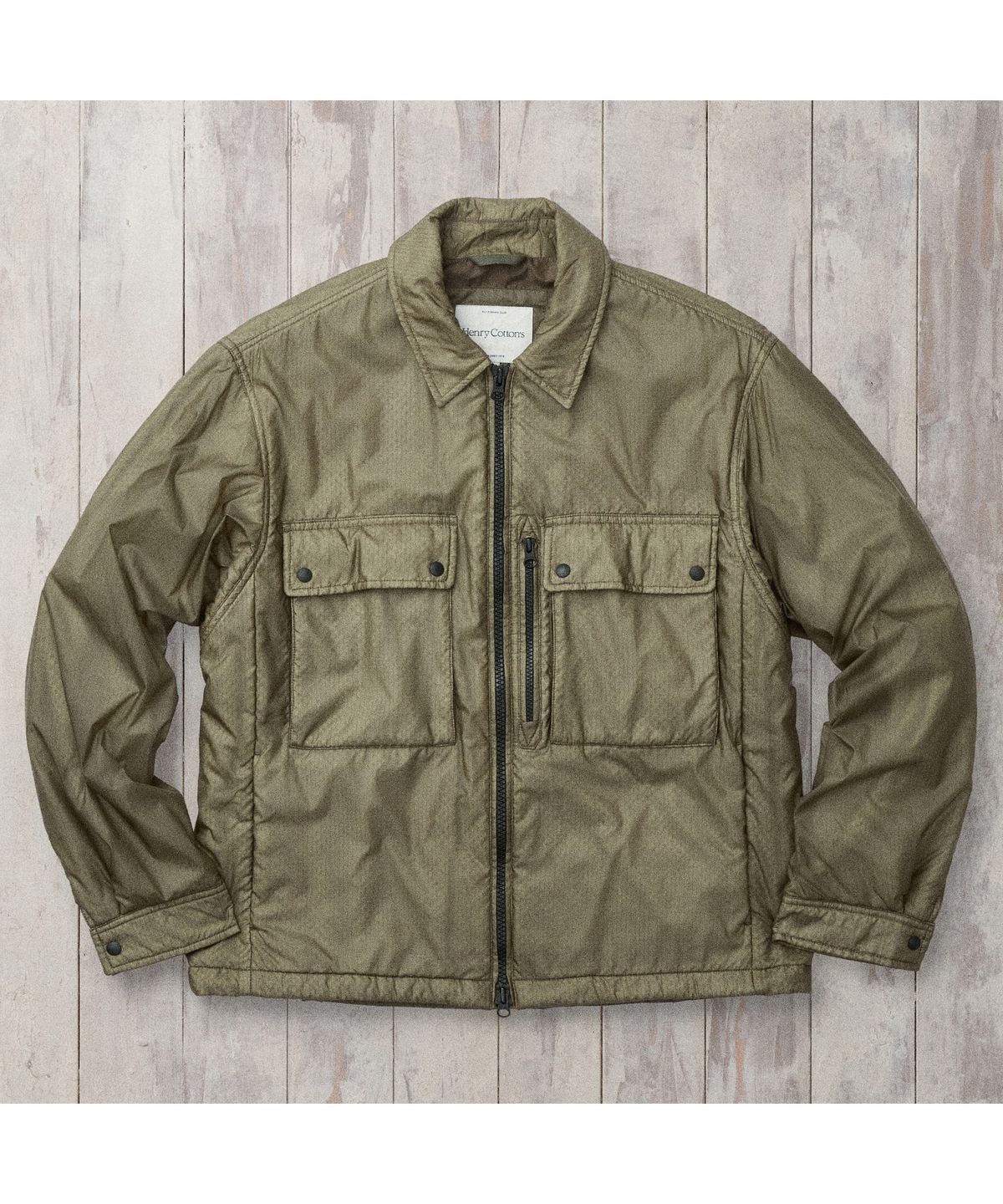 헨리코튼(HENRY COTTONS) [Fly Fishing Club] Octa 셔츠형 자켓 AZUAW26220BEX