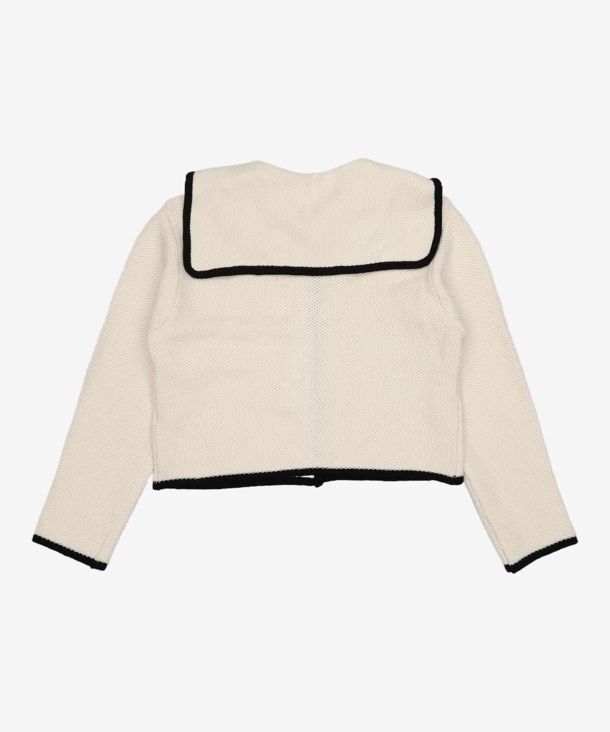 미쏘(MIXXO) 빅카라 배색 가디건 MIWCKD124T L