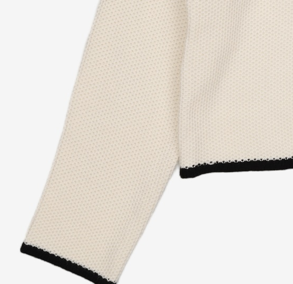 미쏘(MIXXO) 빅카라 배색 가디건 MIWCKD124T L