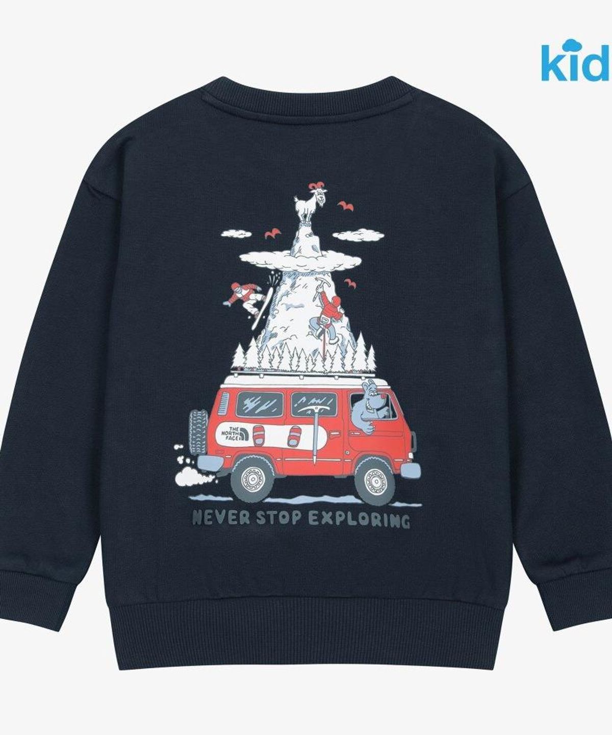 노스페이스 키즈(THE NORTH FACE KIDS) 키즈 트레일메이트 스웻셔츠 NM5MS52T_IND