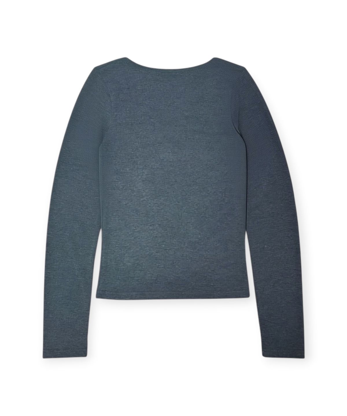 본슬리피(BORN SLIPPY) Future Wave Rib Long Sleeve Tee (Charcoal)