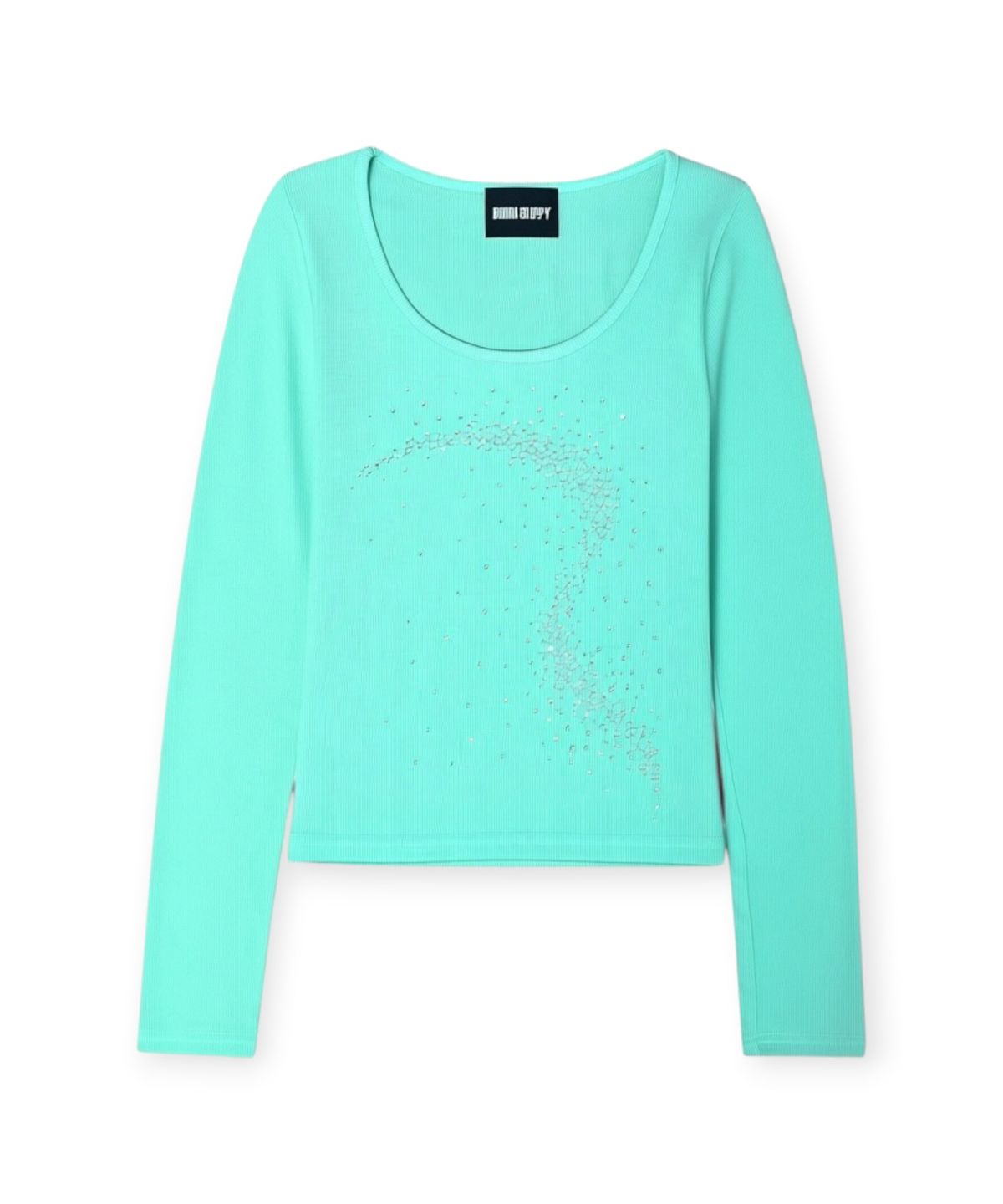 본슬리피(BORN SLIPPY) Future Wave Rib Long Sleeve Tee (Mint)