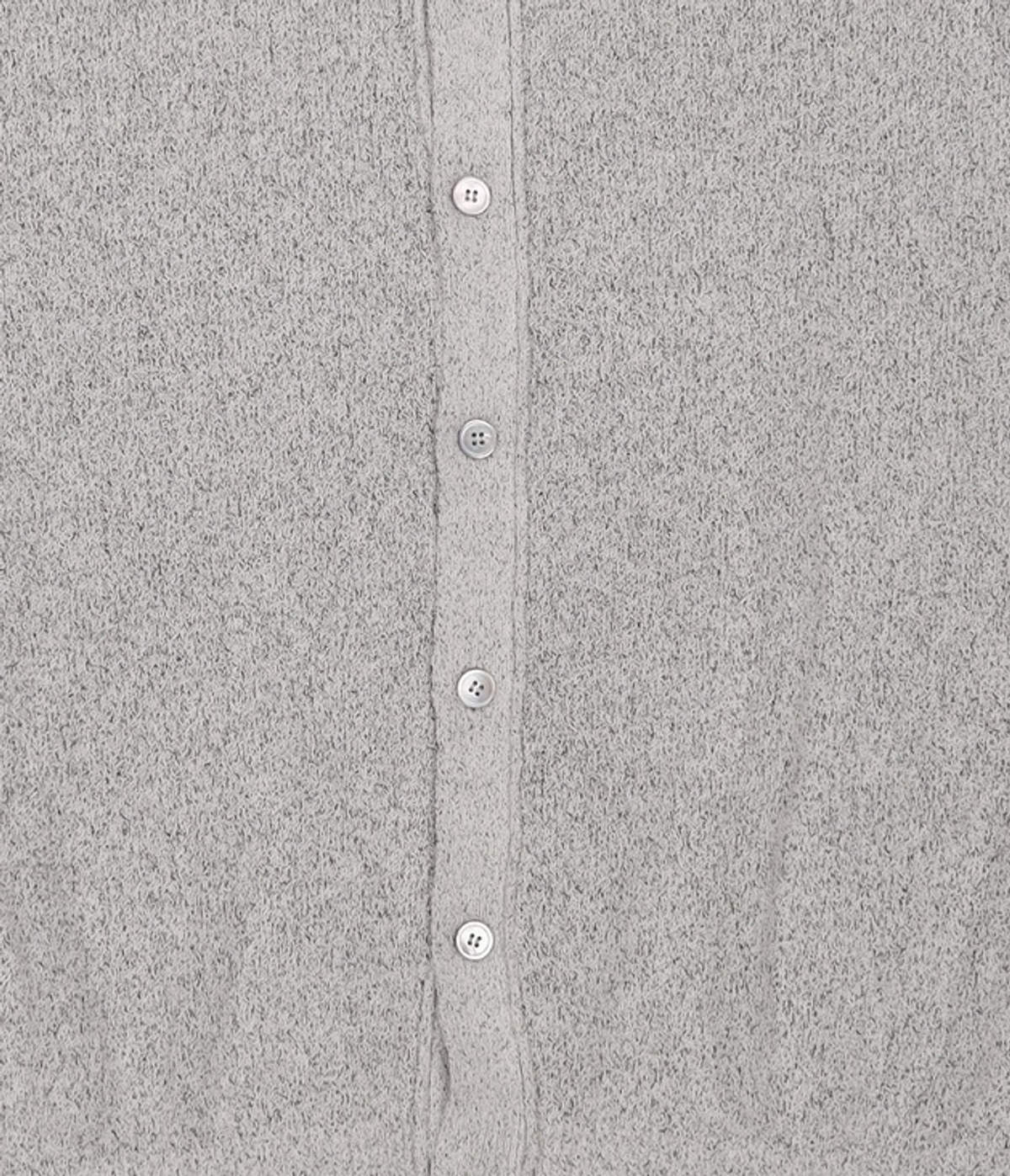 유스(YOUTH) Knit Collar Cardigan - Light Grey M