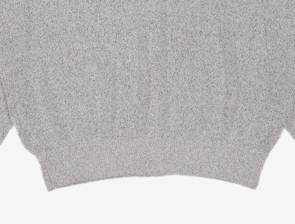 유스(YOUTH) Knit Collar Cardigan - Light Grey M