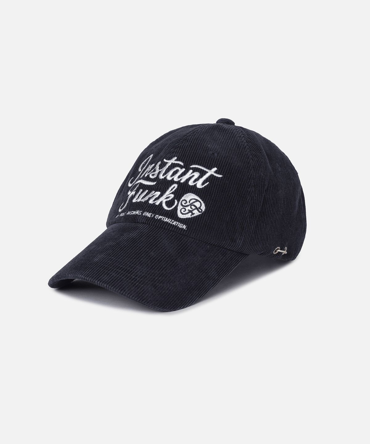 인스턴트펑크(INSTANTFUNK) PEAK CORDUROY BALL CAP - NAVY