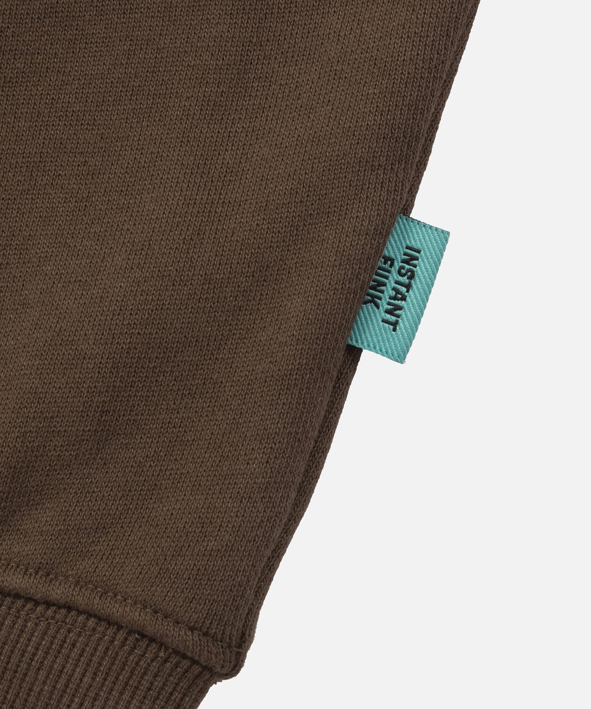 인스턴트펑크(INSTANTFUNK) WASHED GRAPHIC ZIP UP HOODIE - BROWN
