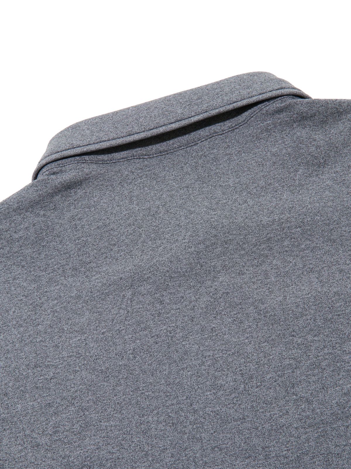 와이드앵글(WIDEANGLE) TO 투어 소매 포인트 폴로 티셔츠 L_MELANGE DARK GREY