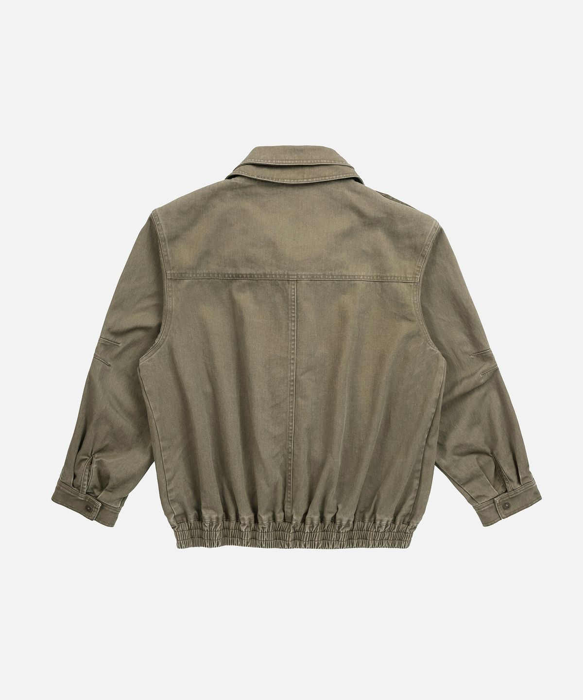 인스턴트펑크(INSTANTFUNK) [민지S PICK] LAYERED COLLAR RIDER JACKET - KHAKI