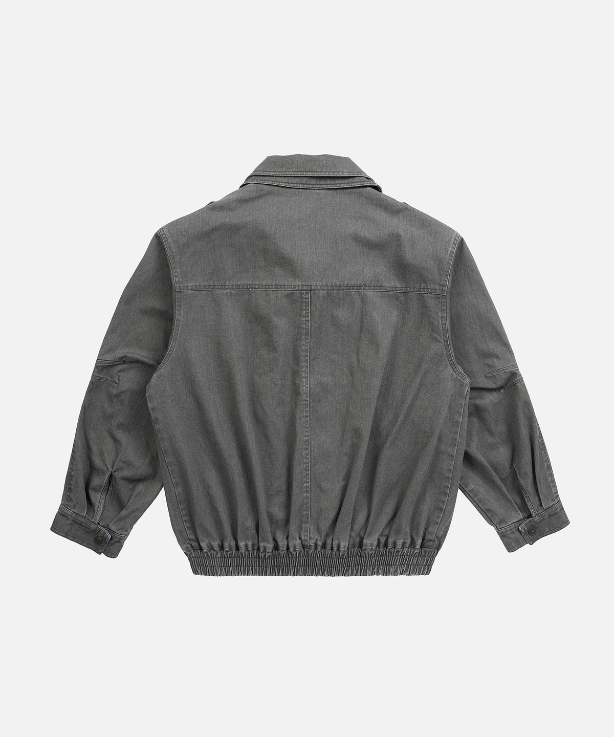 인스턴트펑크(INSTANTFUNK) [가을S PICK] LAYERED COLLAR RIDER JACKET - GREY