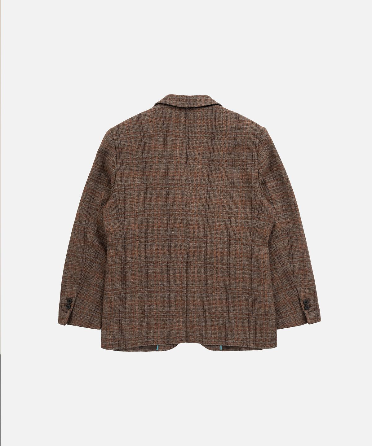 인스턴트펑크(INSTANTFUNK) ESSENTIAL CHECK SINGLE JACKET - BROWN