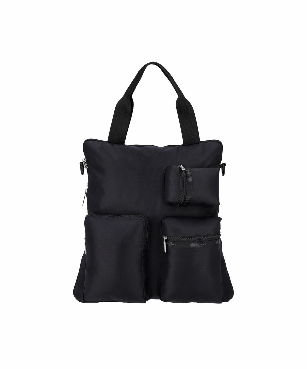 레스포색(LESPORTSAC) 리사이클드 블랙 카고 N/S 토트백 [1026.R086]