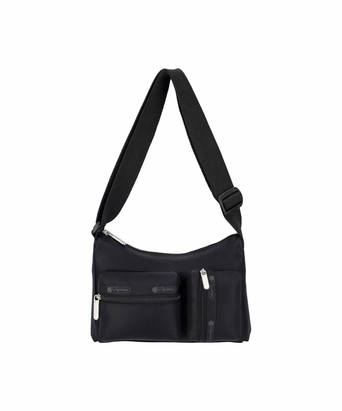 레스포색(LESPORTSAC) 리사이클드 블랙 카고 스몰 숄더백 [1025.R086]