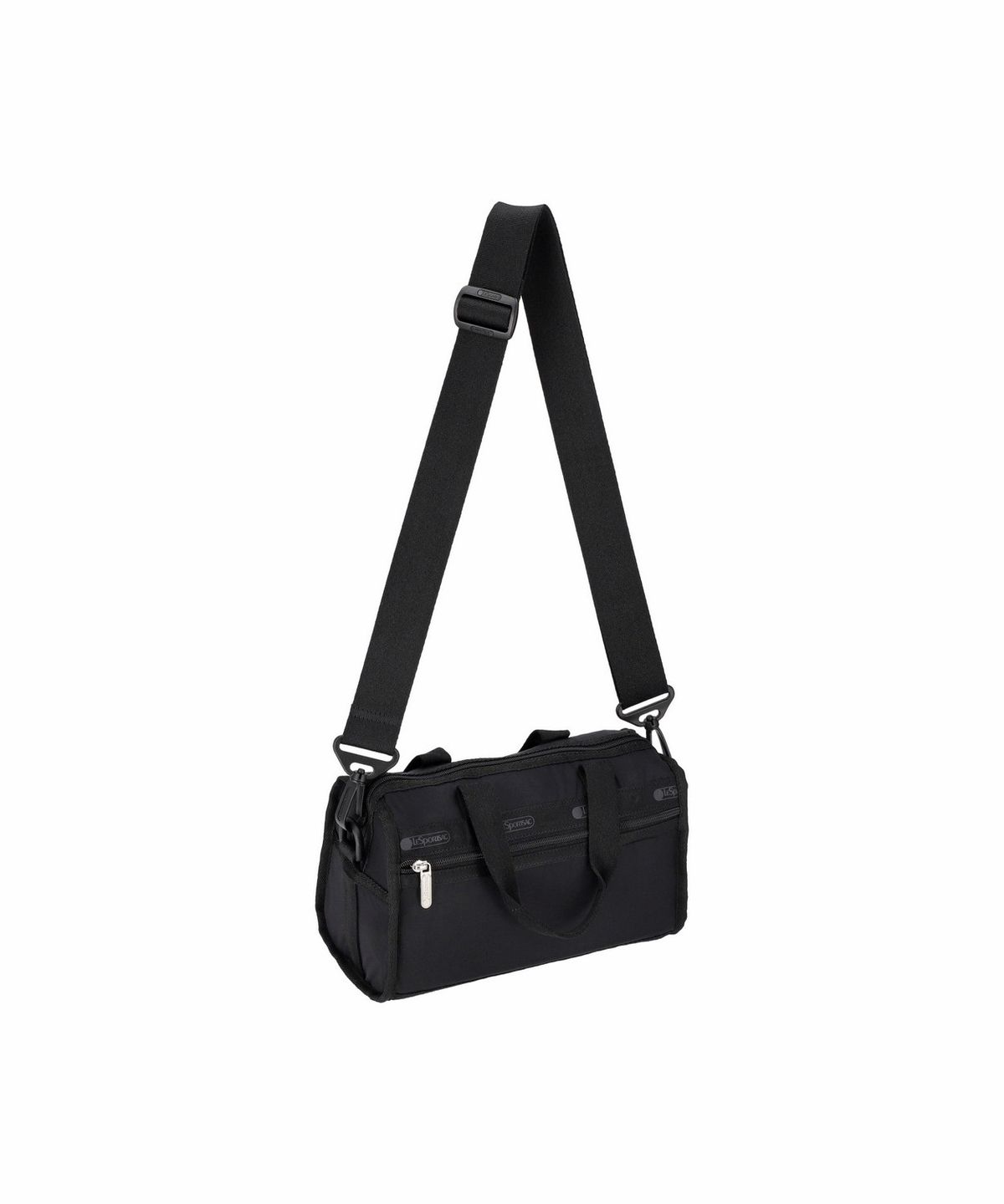 레스포색(LESPORTSAC) 리사이클드 블랙 탑핸들 미니 더플 크로스바디 [3061.R086]