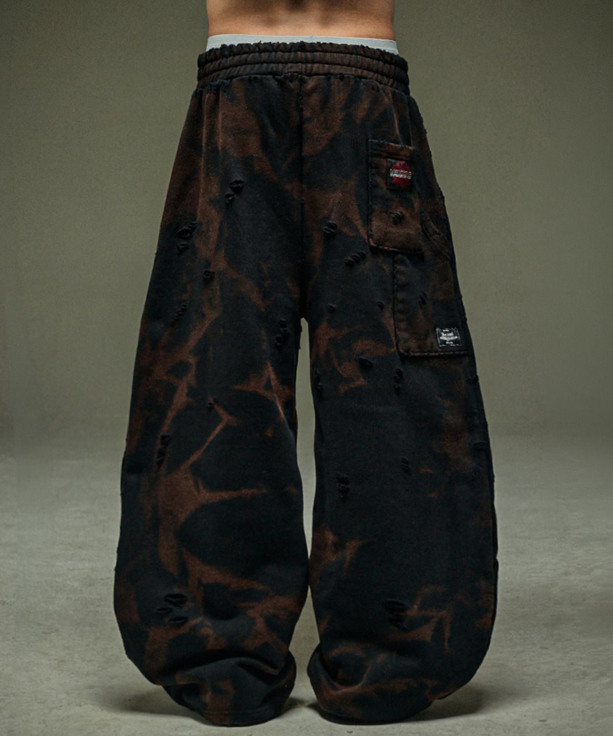 뭉(MWOONG) Destroyed P bleach black B