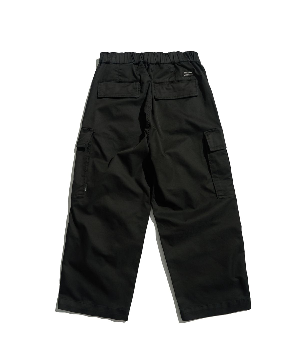 미드업데이트(MIDUPDATE) Knee-Pleated Easy Cargo Pants_BLK
