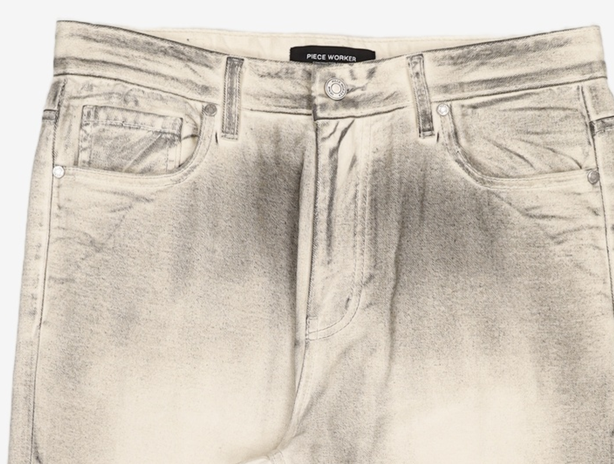 피스워커(PIECE WORKER) Ethnic White / Semi Wide 32