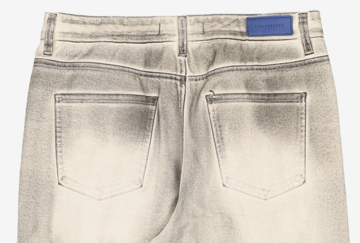 피스워커(PIECE WORKER) Ethnic White / Semi Wide 32