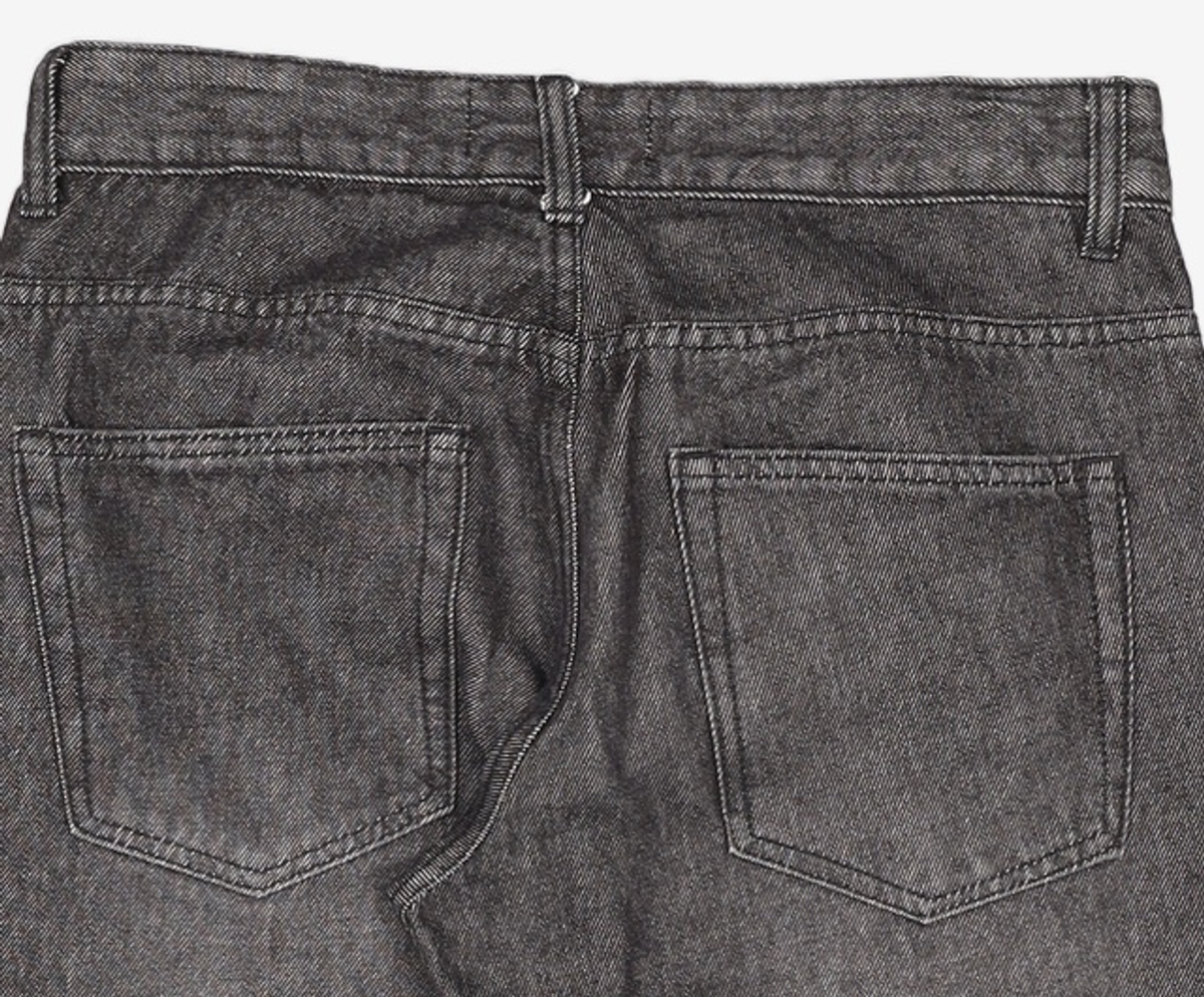페이탈리즘(FATALISM) #0215 Melt black straight fit 46