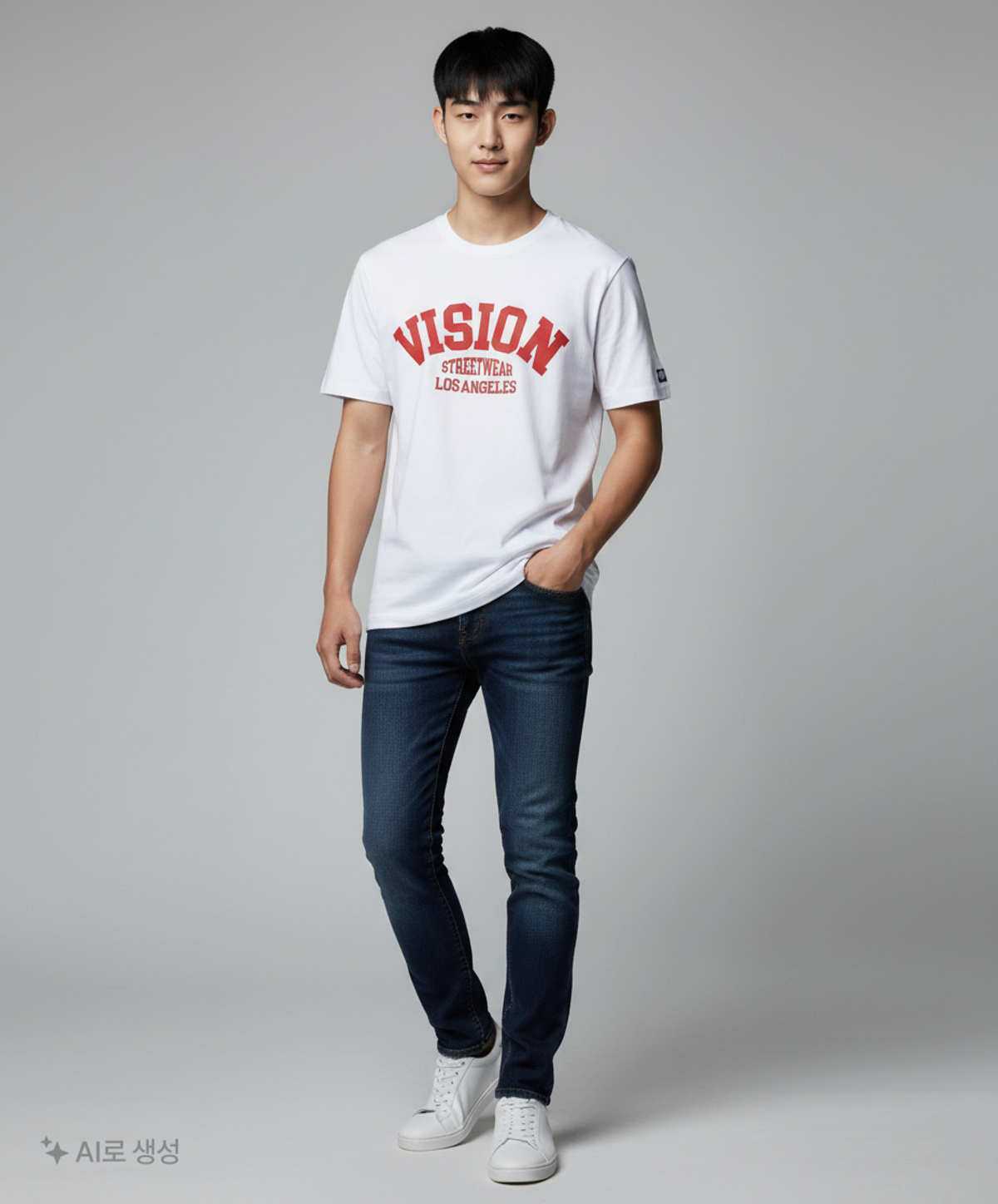 비전(VISION) 반소매 티셔츠 XL