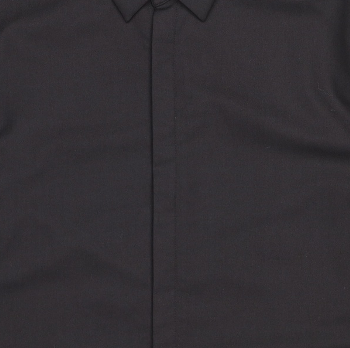 드로우핏(DRAW FIT) 오버사이즈 히든 미니멀 셔츠 [BLACK] XL