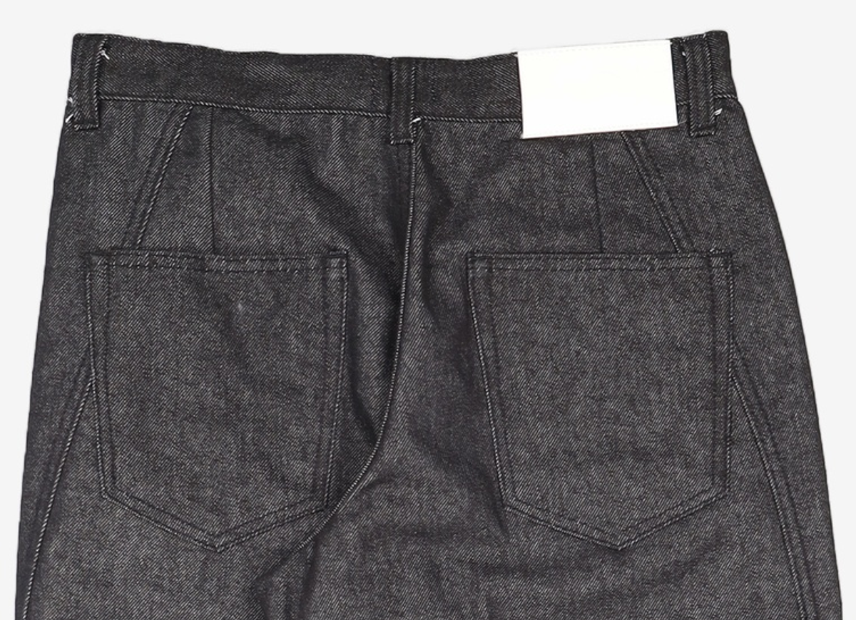 데케트(DECET) Curved Wide Jeans DCPT033Black 28