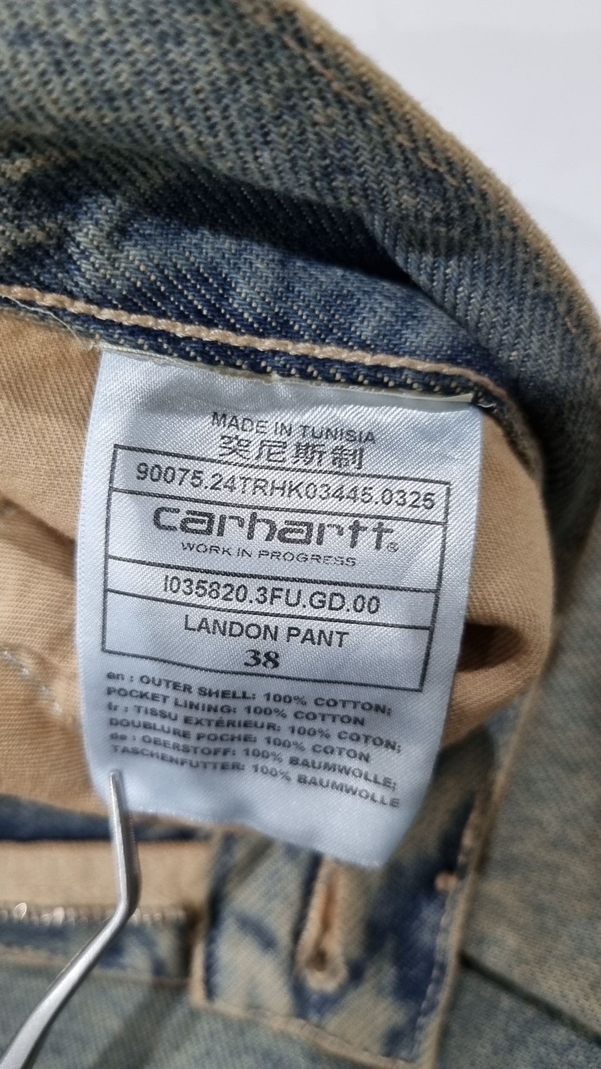 칼하트WIP(CARHARTT WIP) 청/데님 팬츠 38