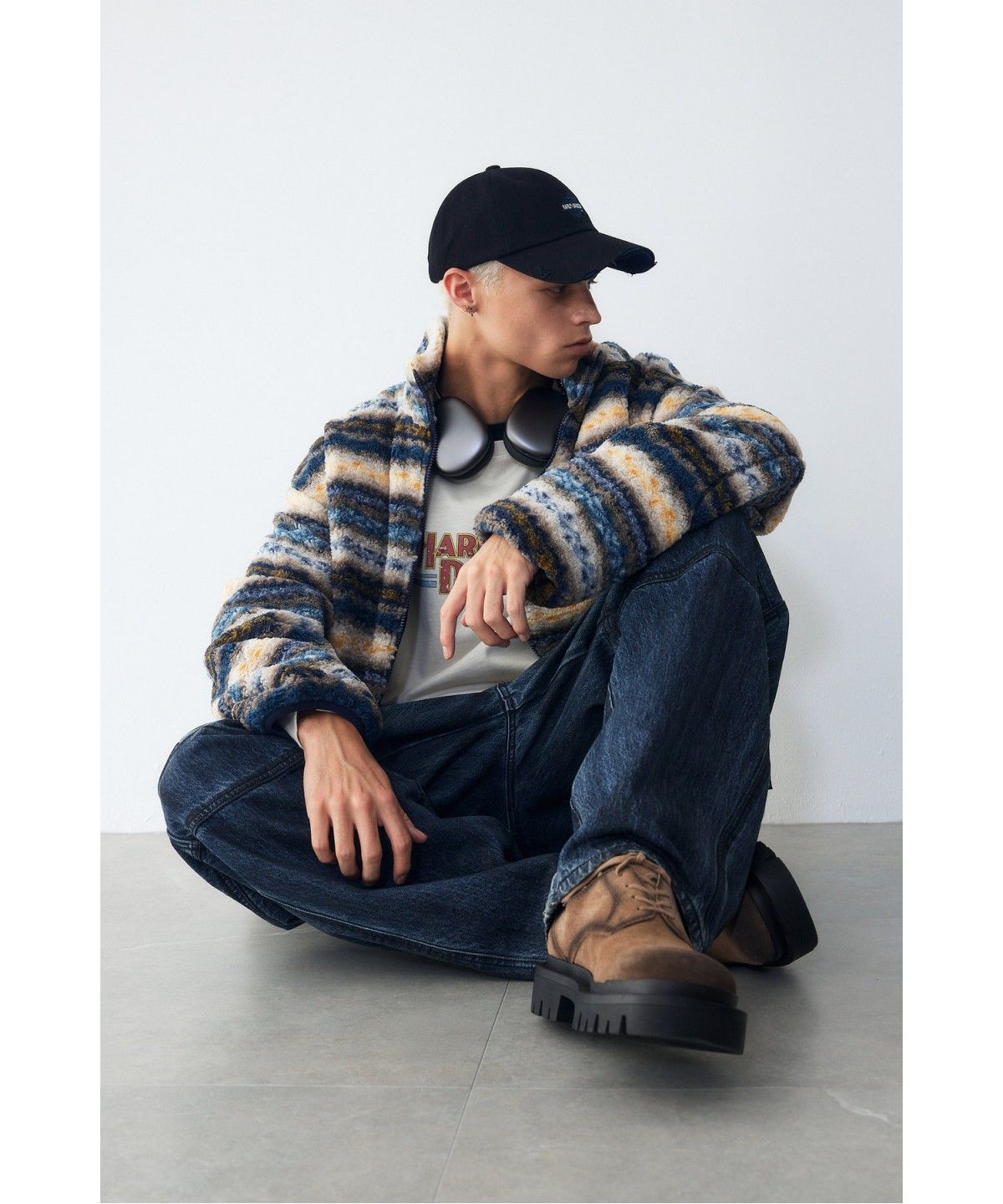 할리데이비슨 컬렉션스®(HARLEY-DAVIDSON COLLECTIONS®) [American Vintage] B&S 빈티지 볼캡 블랙 HH16381002