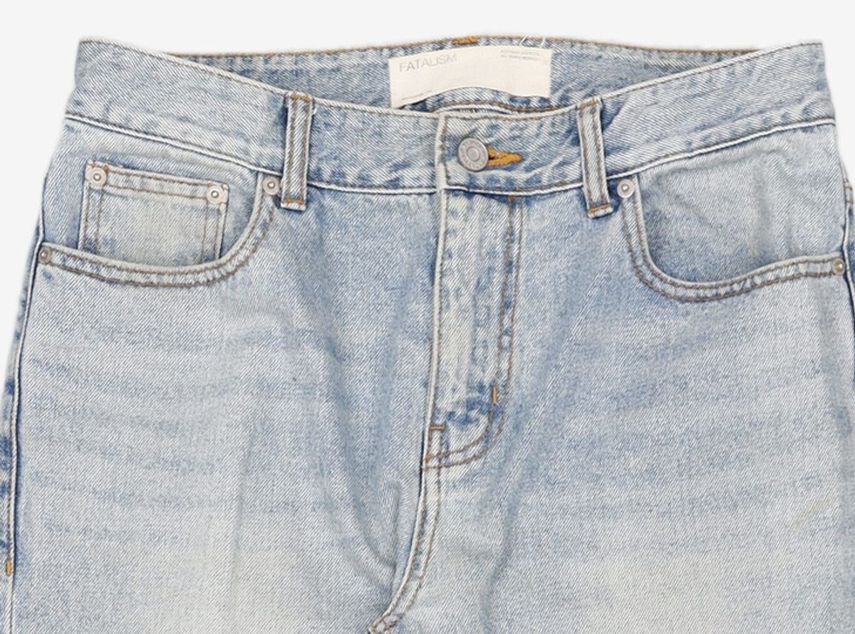 페이탈리즘(FATALISM) #0229 pollen straight crop fit 46
