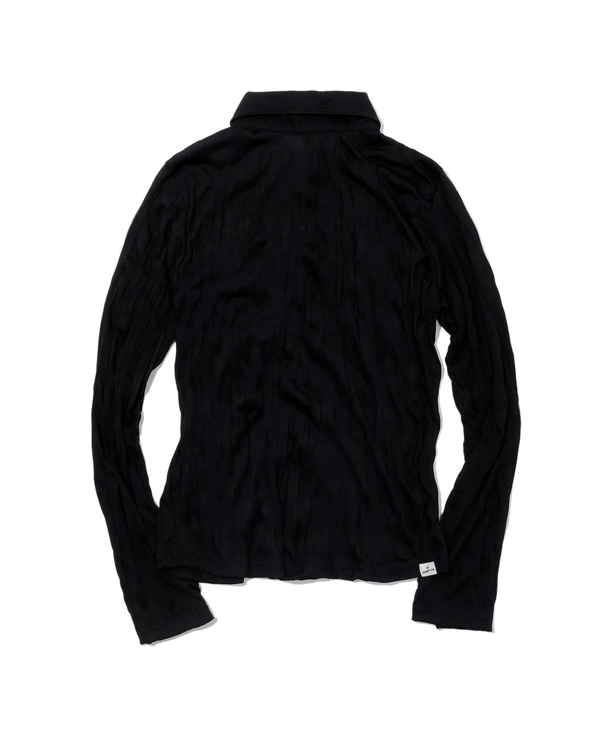 키지코(KIJIKO) ke210. Linkle Soft Slim Shirt Black