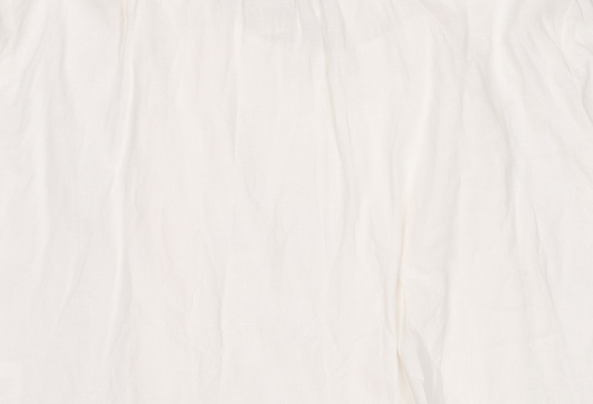 논로컬(NONLOCAL) Linen Shirring Cardigan - White FREE