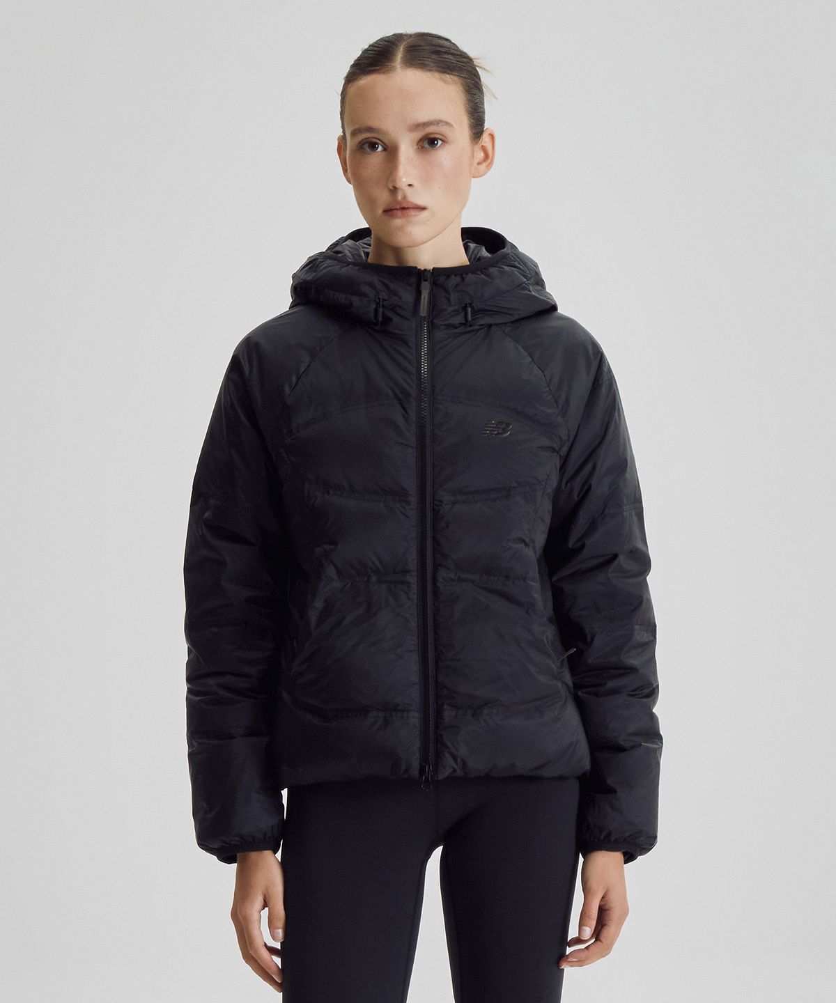 뉴발란스(NEW BALANCE) NBNPG4W912 / WOMEN 플라잉 204 Airy 후드형 경량다운 (BLACK)