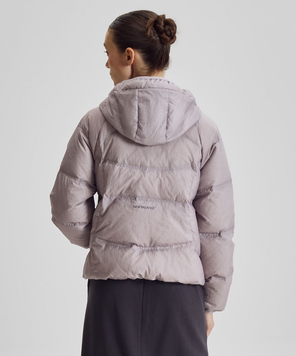 뉴발란스(NEW BALANCE) NBNPG4W912 / WOMEN 플라잉 204 Airy 후드형 경량다운 (PURPLE)