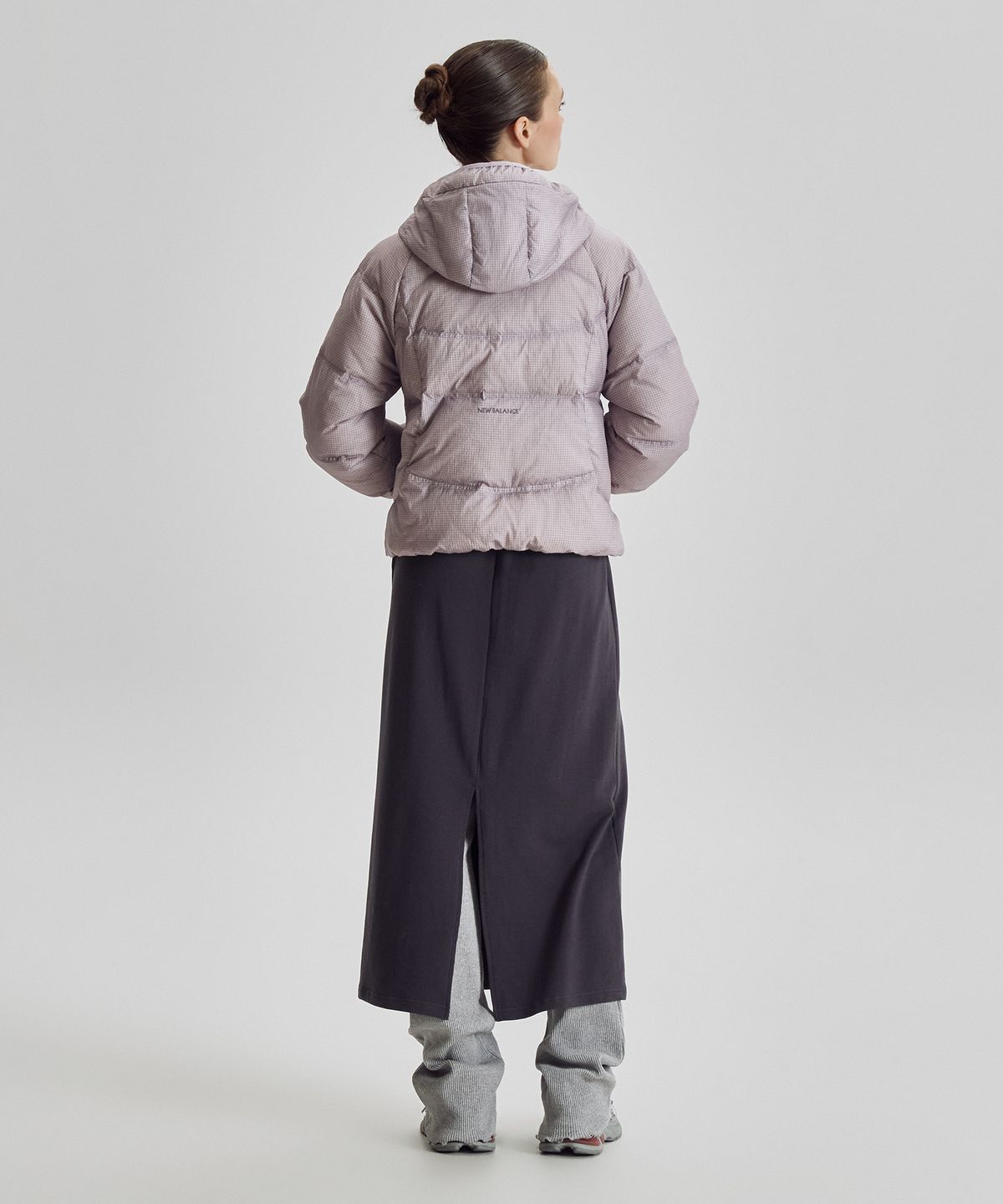 뉴발란스(NEW BALANCE) NBNPG4W912 / WOMEN 플라잉 204 Airy 후드형 경량다운 (PURPLE)