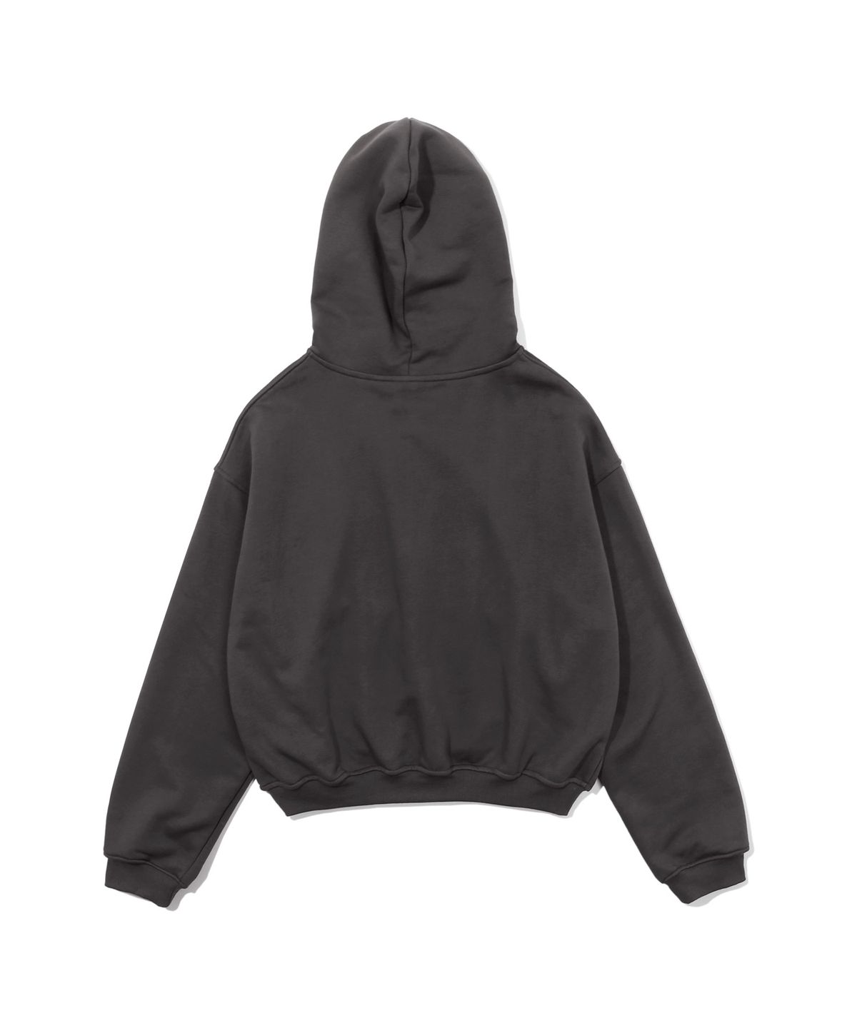 키지코(KIJIKO) ke110. Check Hoodie Zip-up Charcoal