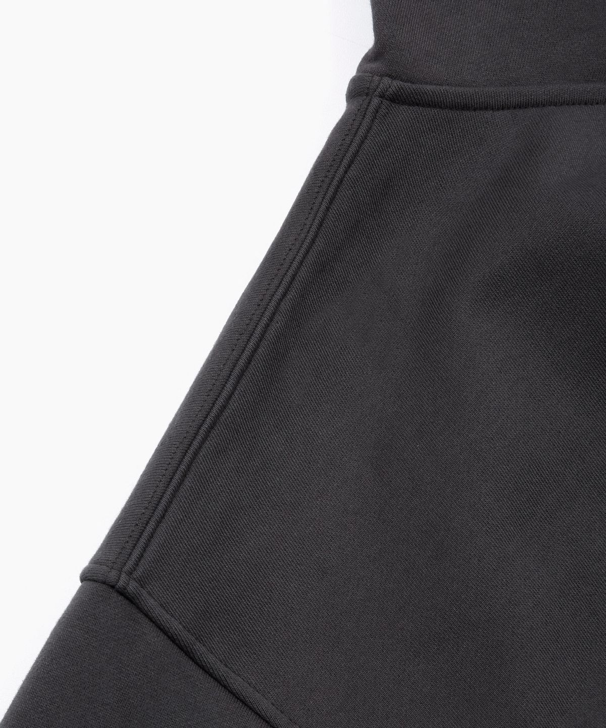키지코(KIJIKO) ke110. Check Hoodie Zip-up Charcoal