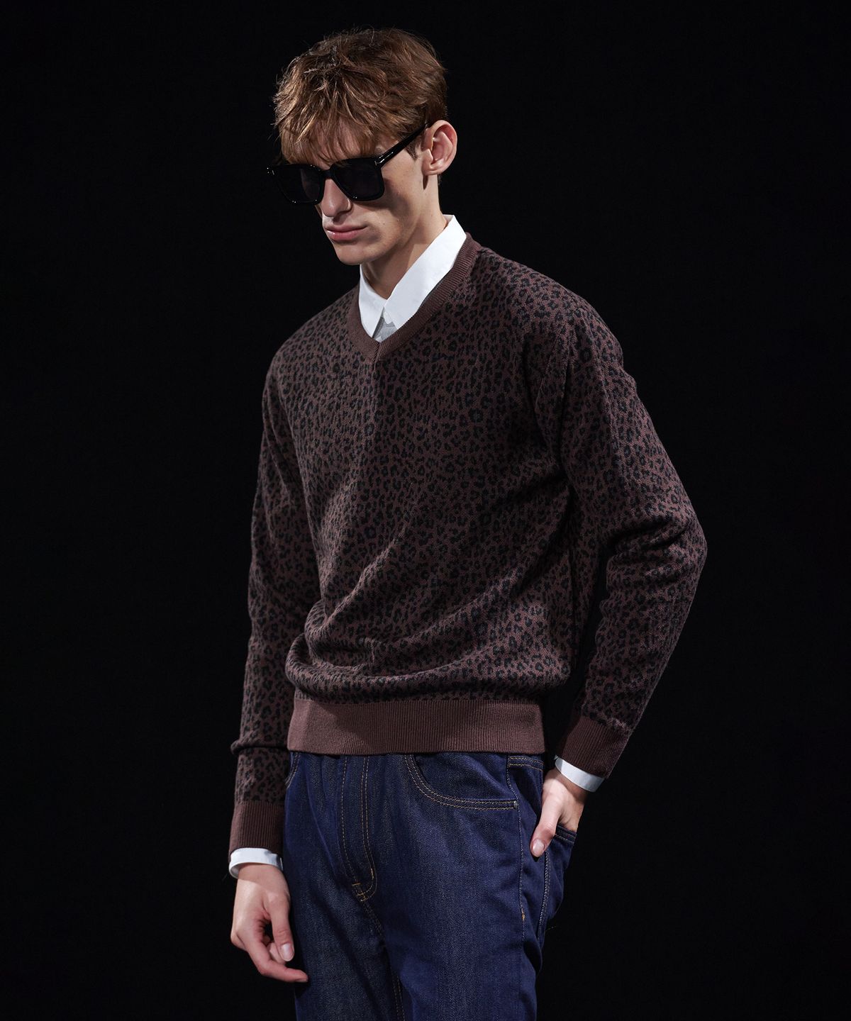 테이크이지(TAKEASY) [DMD] PRIMAL VC KNIT - Brown