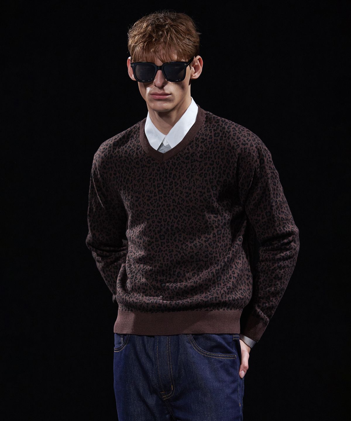 테이크이지(TAKEASY) [DMD] PRIMAL VC KNIT - Brown