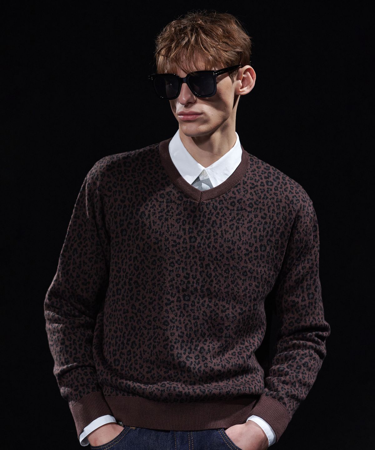 테이크이지(TAKEASY) [DMD] PRIMAL VC KNIT - Brown