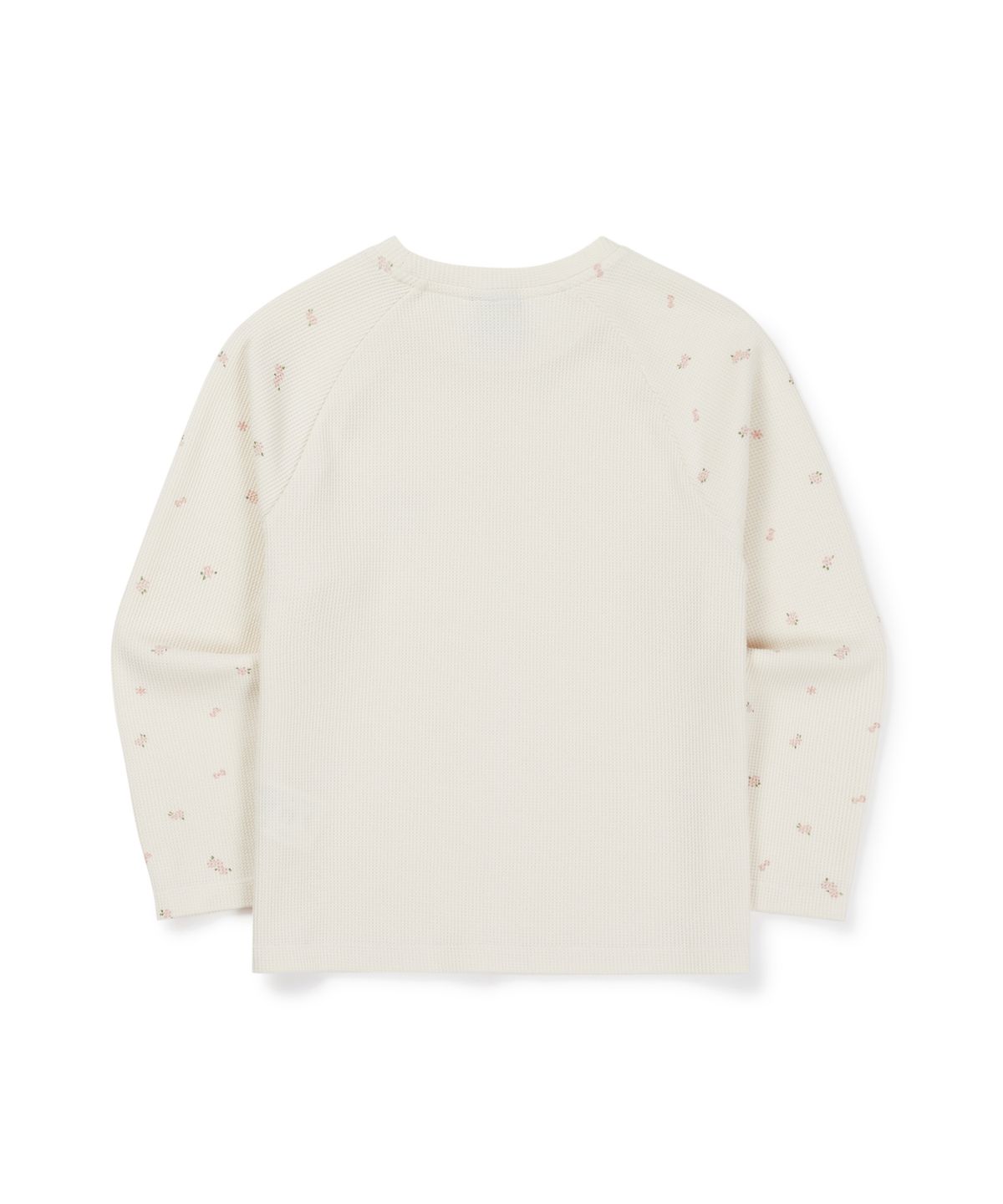스노우피크 어패럴 키즈(SNOWPEAK APPAREL KIDS) [스노우피크 X 헬로키티] 키즈 와플 긴팔 티셔츠 (S26FKFTL88) Light Pink