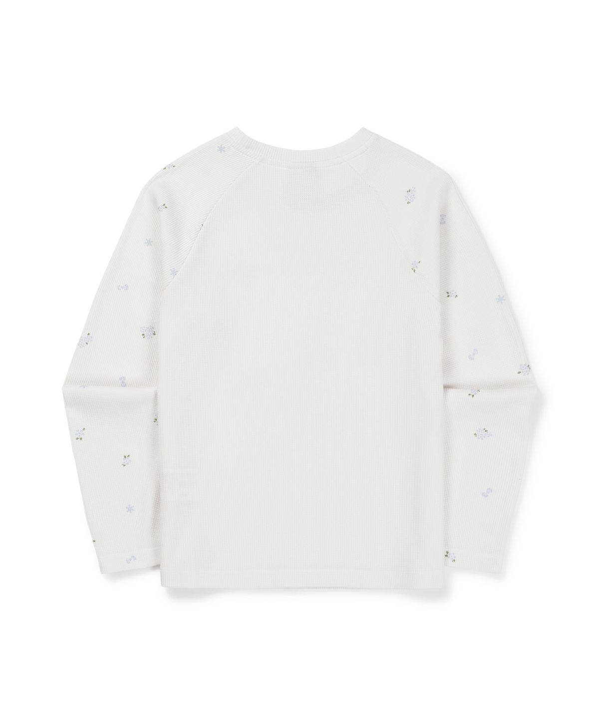 스노우피크 어패럴(SNOWPEAK APPAREL) [스노우피크 X 헬로키티] 와플 여성 긴팔 티셔츠 (S26FWFTL87) Light Blue