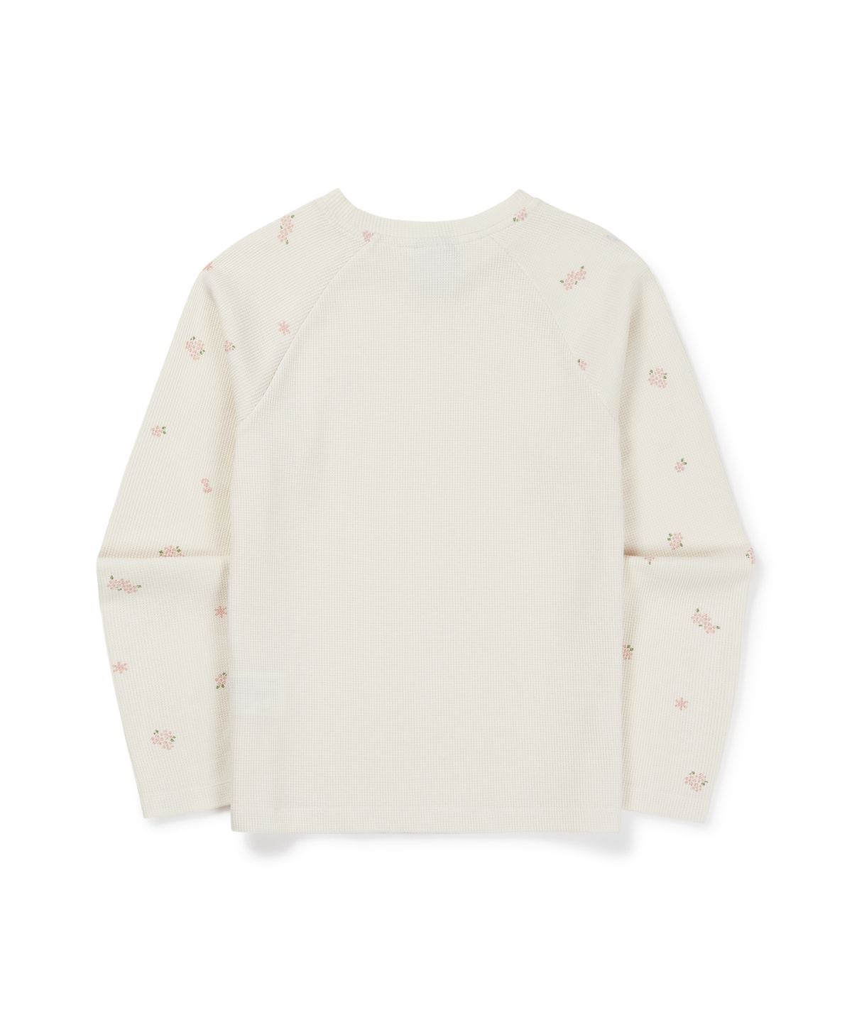 스노우피크 어패럴(SNOWPEAK APPAREL) [스노우피크 X 헬로키티] 와플 여성 긴팔 티셔츠 (S26FWFTL87) Light Pink