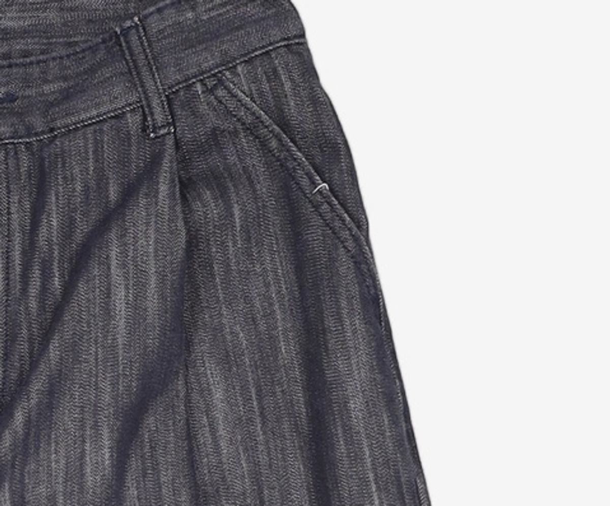 오더아카이브(ORDER ARCHIVE) One Pintuck wide 04 - Non fade rough indigo 28