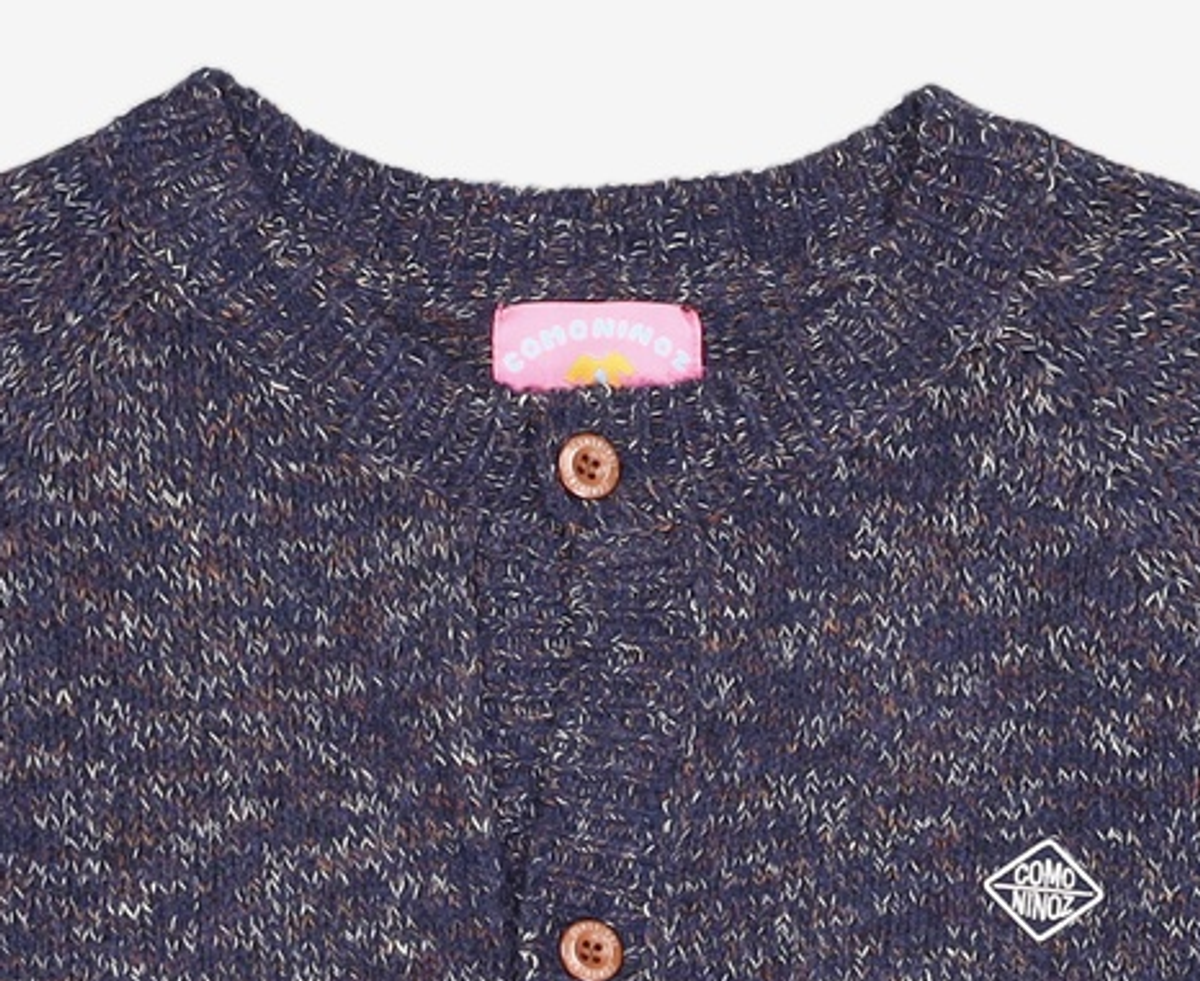 꼬모니노즈(COMONINOZ) TONE TONE CARDIGAN [GRAY] M