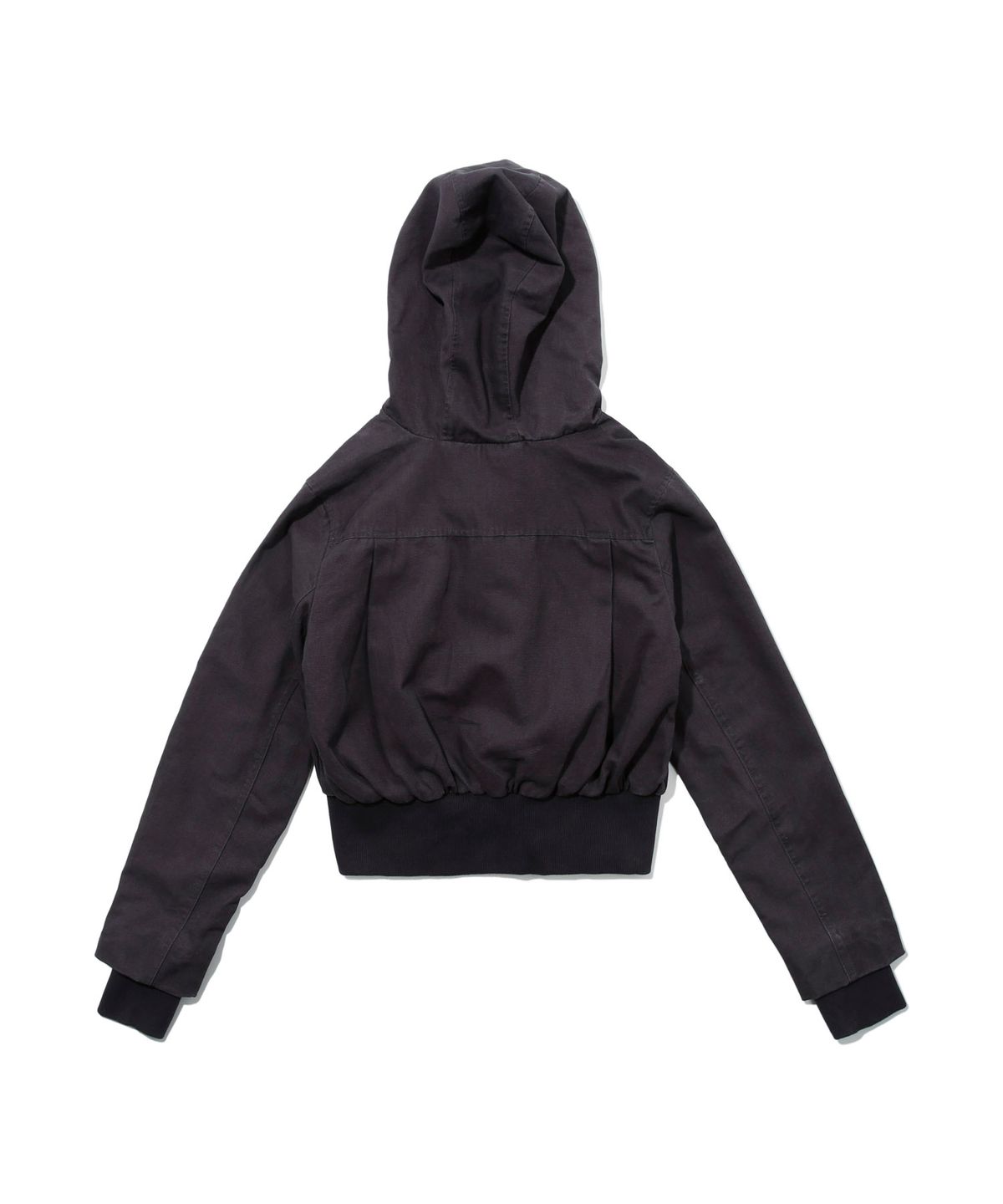 키지코(KIJIKO) ke107. Washed Cationic Hooded Field Jacket Purple